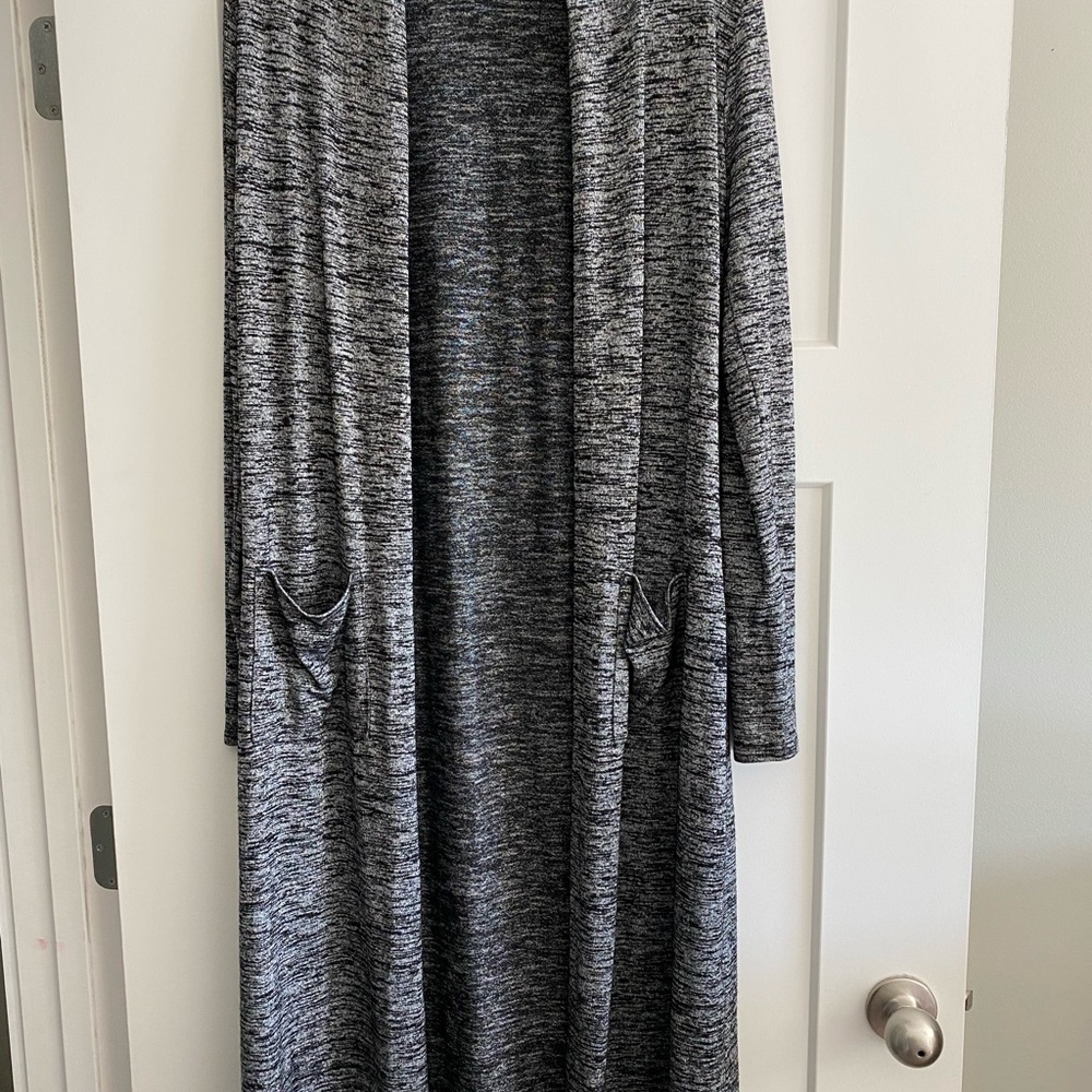 Cozy Gray Knit Cardigan